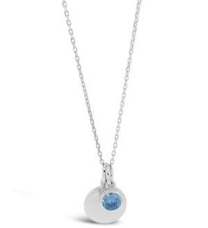 Absolute Jewellery Birthstone Disc Pend December