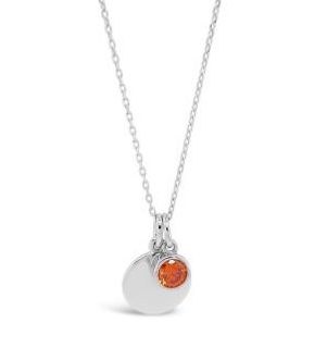 Absolute Jewellery Birthstone Disc Pend January