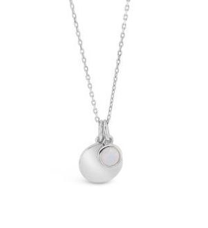 Absolute Jewellery Birthstone Disc Pend October