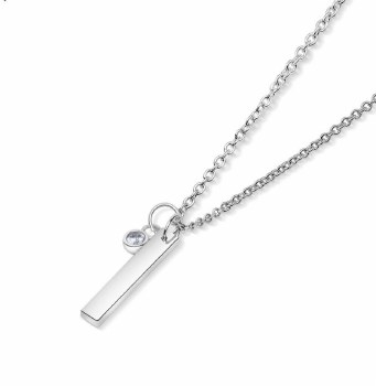 Newbridge Silverware Birthstone Pendant April