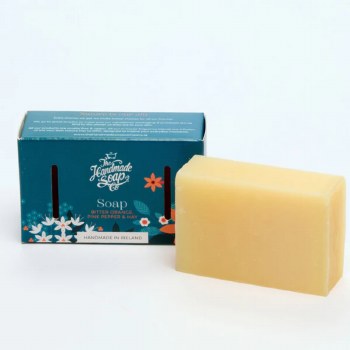 The Handmade Soap Company Bitter Orange &amp; Pink Pepper Soap Bar 100g