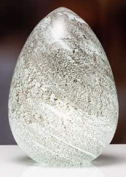 Grange Living Black Glass Egg Lamp Large