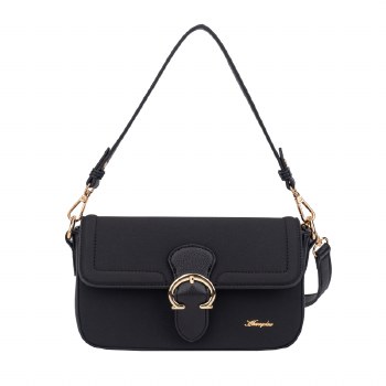 Hampton Handbags Blossom Shoulder Bag Black