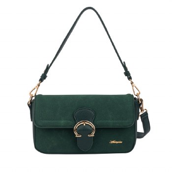 Hampton Handbags Blossom Shoulder Bag Green