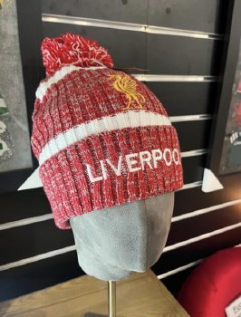 Bobble Hat Liverpool Red