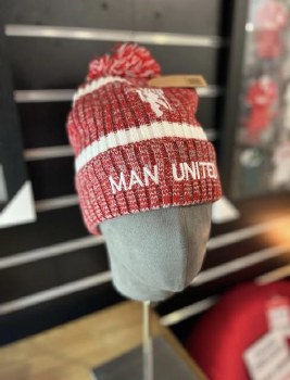 Bobble Hat Man Utd Red