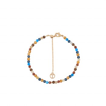 Tipperary Crystal Bougie Beads Bracelet Turquoise