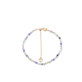 Tipperary Crystal Bougie Beads Bracelet Violet