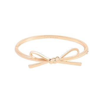 Tipperary Crystal Bow Bangle Gold