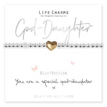 Life Charms Bracelet God-Daughter