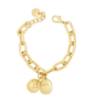 Absolute Jewellery Bracelet Gold Chunky Ball  B2310GL