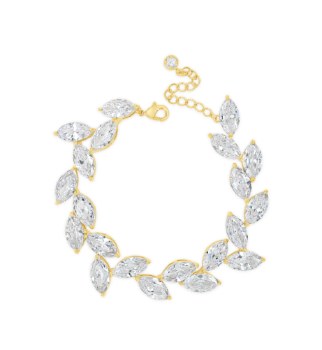 Absolute Jewellery Bracelet Gold CZ B2324GL
