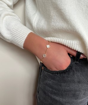Absolute Jewellery Bracelet Gold Opal B2350GL