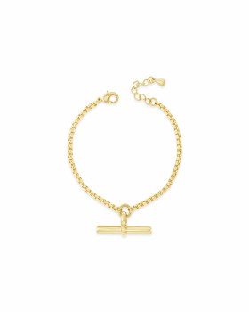 Absolute Jewellery BRACELET GOLD T-BAR B2417GL