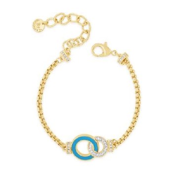 Absolute Jewellery Bracelet Gold &amp; Turquoise B2202TQ