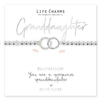 Life Charms Bracelet Gorgeous Granddaughter