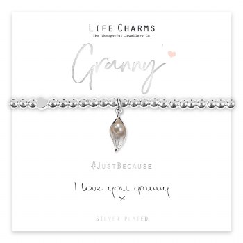 Life Charms Bracelet I Love You Granny