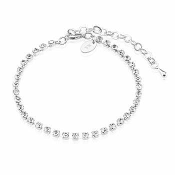 Newbridge Silverware Bracelet Multi Clear Stone