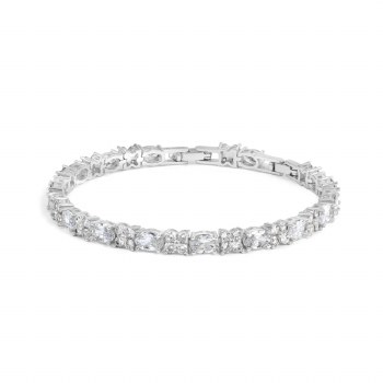 Newbridge Silverware Bracelet Silver CZ