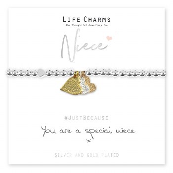 Life Charms Bracelet Special Niece