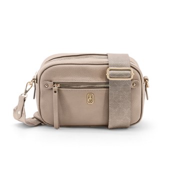 Tipperary Crystal Brooks Cross Body Bag Greige