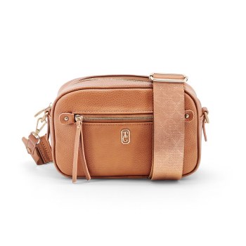 Tipperary Crystal Brooks Cross Body Bag Tan