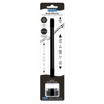 Brush &amp; Fine Pen Black