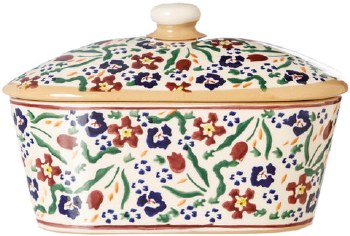 Nicholas Mosse Butter Dish Covered Wildflower