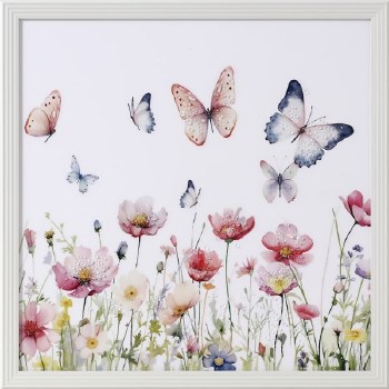 Straits Butterfly Crystal Picture 50cm