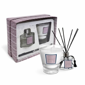Tipperary Crystal Candle &amp; Diffuser Rosemary &amp; Lavender