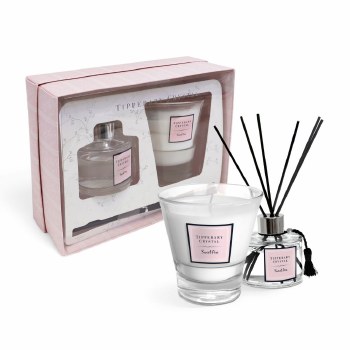 Tipperary Crystal Candle &amp; Diffuser Sweet Pea