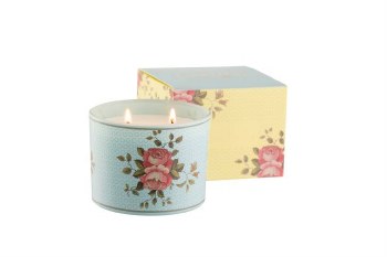 Aynsley Candle Doublewick Archive Rose