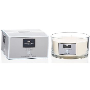 Newgrange Living Candle Fresh Linen 3 Wick
