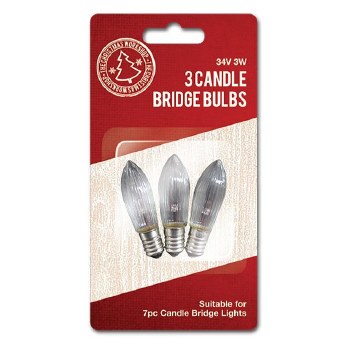Candle Light Bulb 3pc