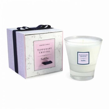 Tipperary Crystal Candle Sweet Pea Tumbler