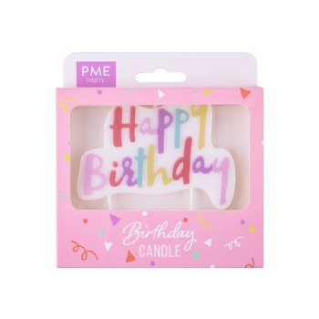 Candle Topper Pink Birthday Ca
