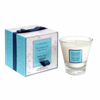 Tipperary Crystal Candle Waterlily &amp; Hy