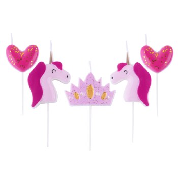 Candles Princess Set of 5