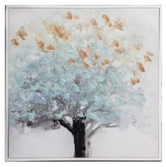 Grange Living Canvas Blue Tree 75*75cm