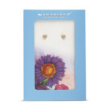 Newbridge Silverware Card Earrings Heart Of Stars