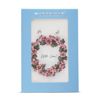 Newbridge Silverware Card Earrings With Love
