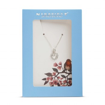 Newbridge Silverware Card Pendant Whispers of Love