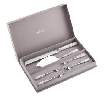 Aynsley Charbagh Pastry Set 7pce