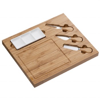 Belleek Cheese Board &amp; Cheese Knife Set