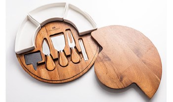 Newgrange Living Cheese Board with Ceramic Dish