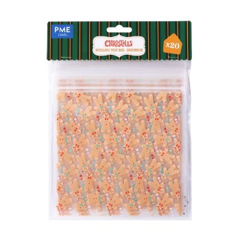 Christmas 20 Treat Bags Ginger