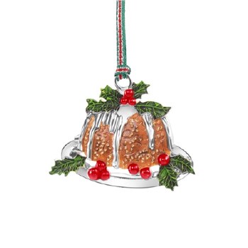 Newbridge Silverware Christmas Pudding Hanging Decoration