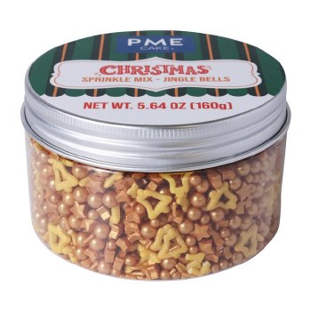 Christmas Sprinkles Gold Jingl