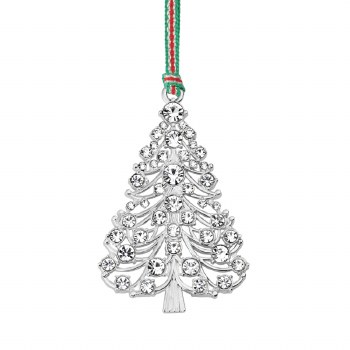 Newbridge Silverware Christmas Tree with Clear Stone