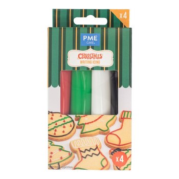 Christmas Writing Icing 4 pack